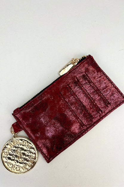 Tarjetero - Vino Metálico