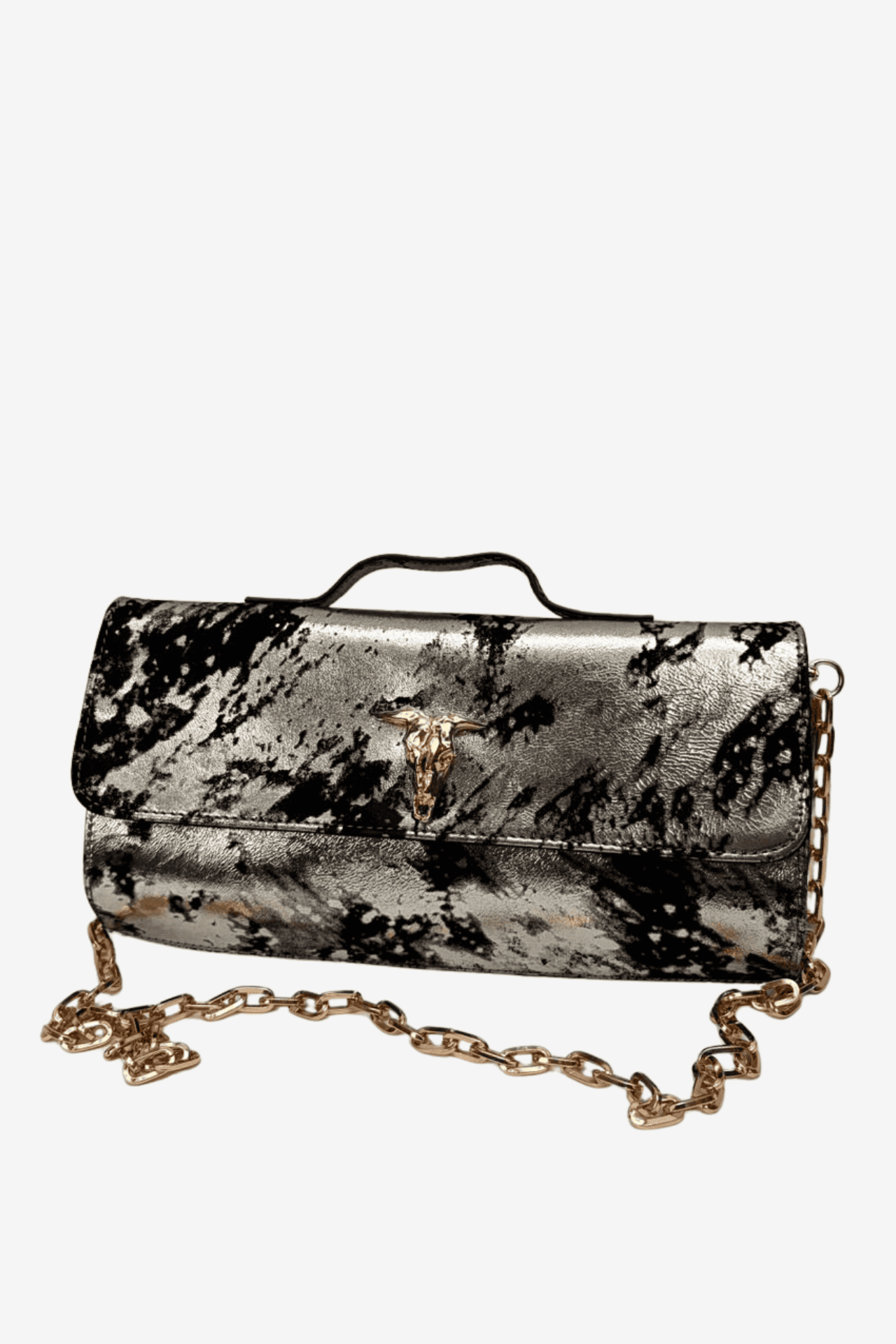 Clutch Amore - Plata/Negro Toro