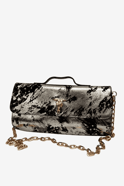 Clutch Amore - Plata/Negro Toro