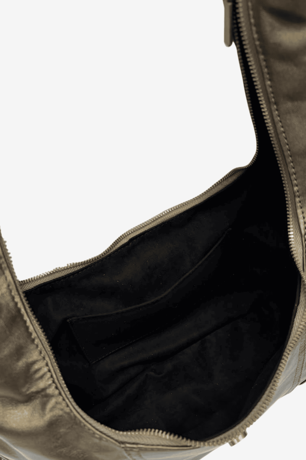 Buckle Bag - Olivo Metálico