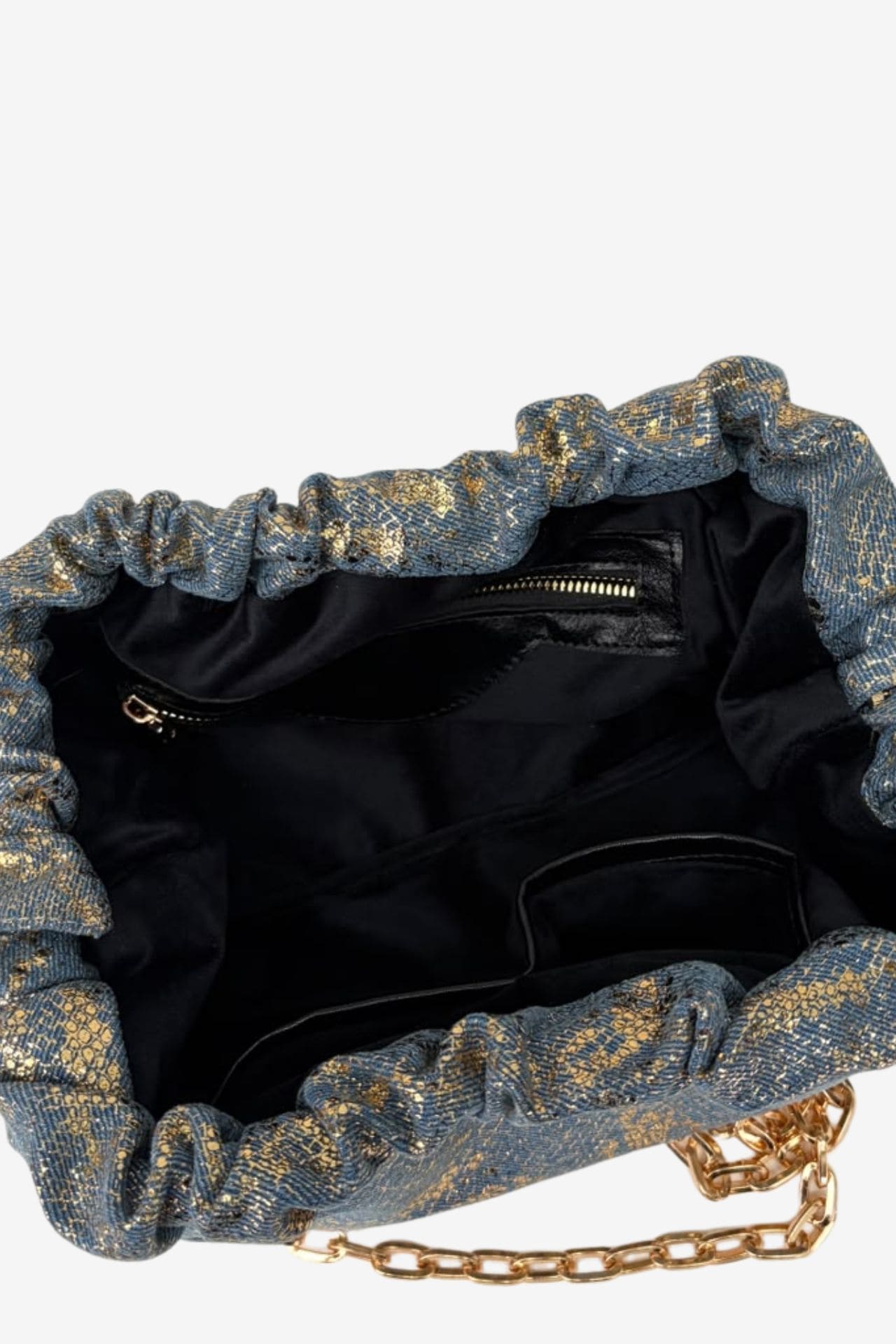 Puffy Bag - Mezclilla Oro