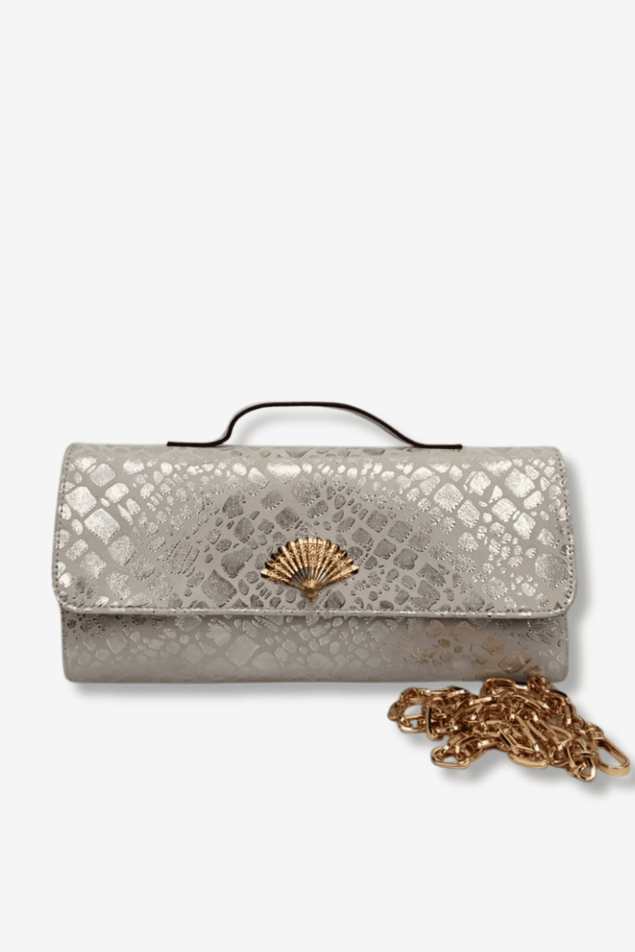 Clutch Amore - Plata Concha