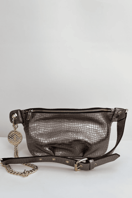 Belt Bag - Inox Croco
