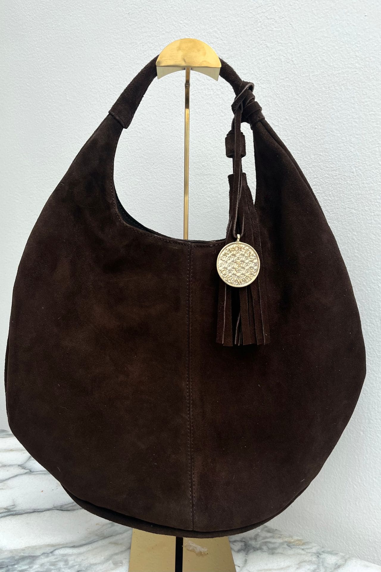 Hobo Bag Gamuza - Moka