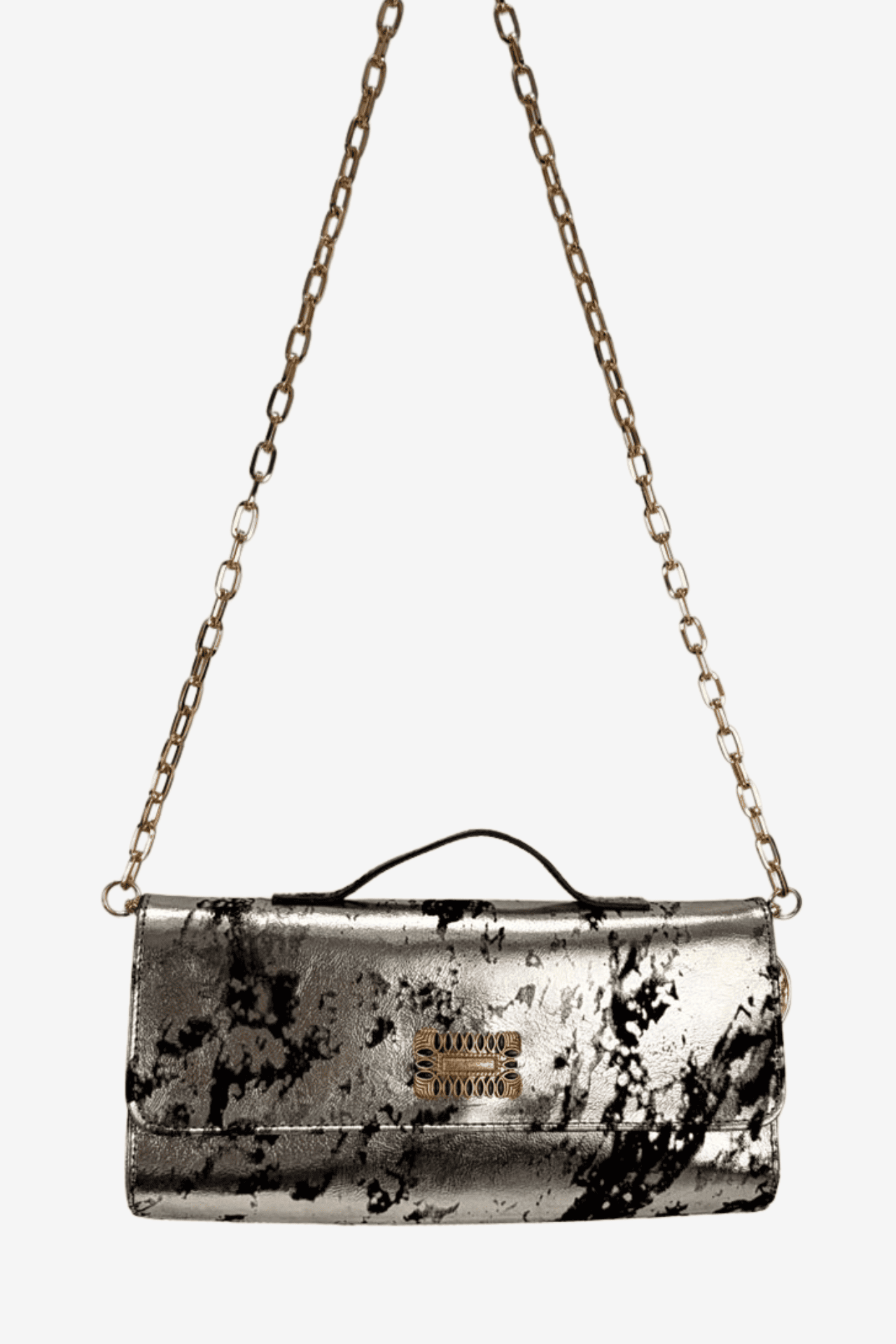 Clutch Amore - Plata/Negro 1