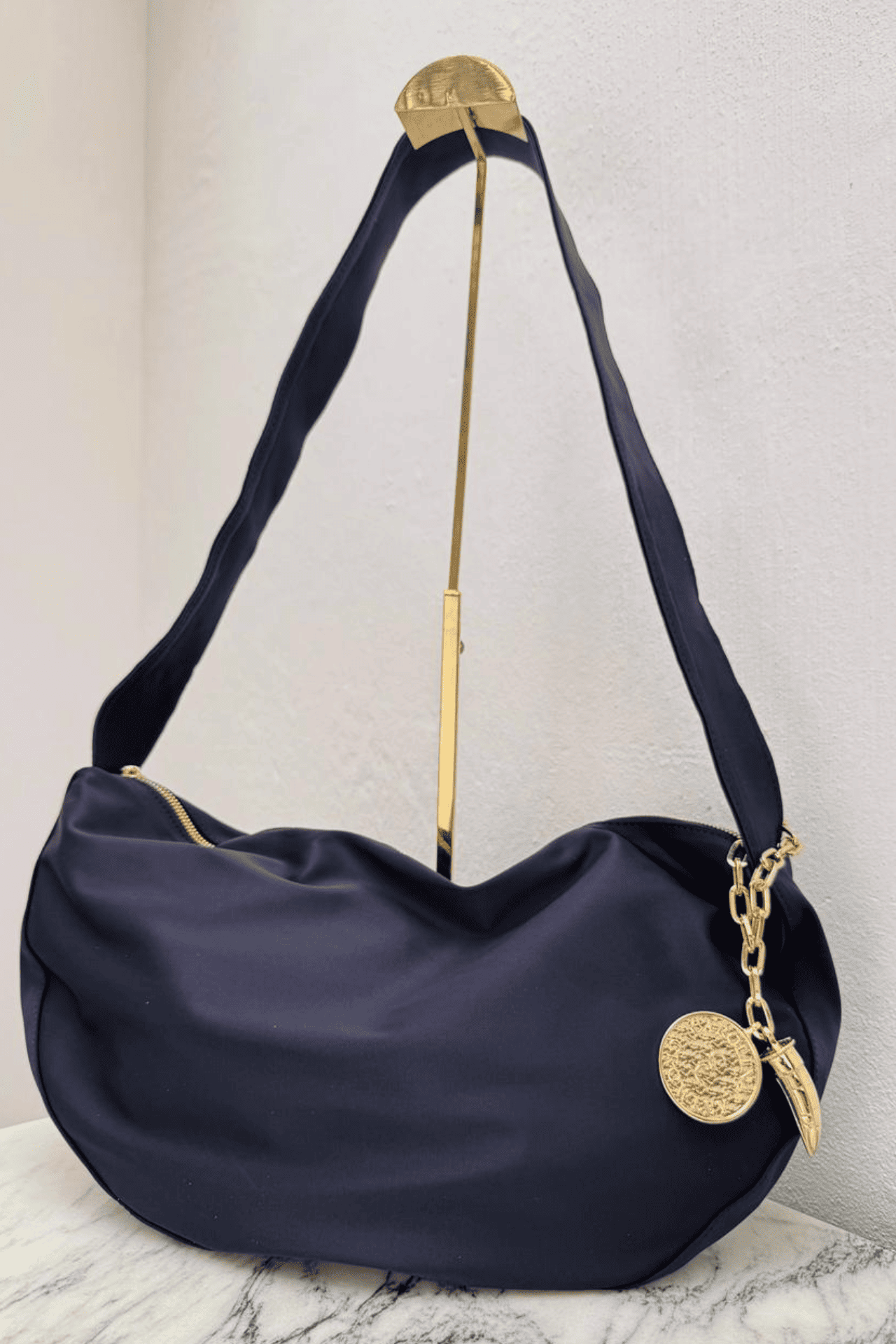 Soft Bag Gabardina - Azul Marino