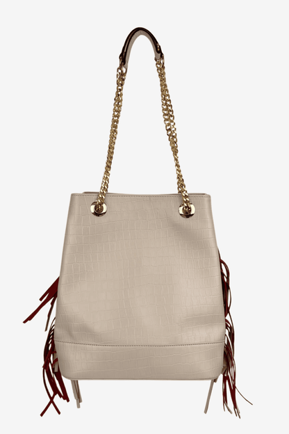 Tribeca Con Flecos - Beige