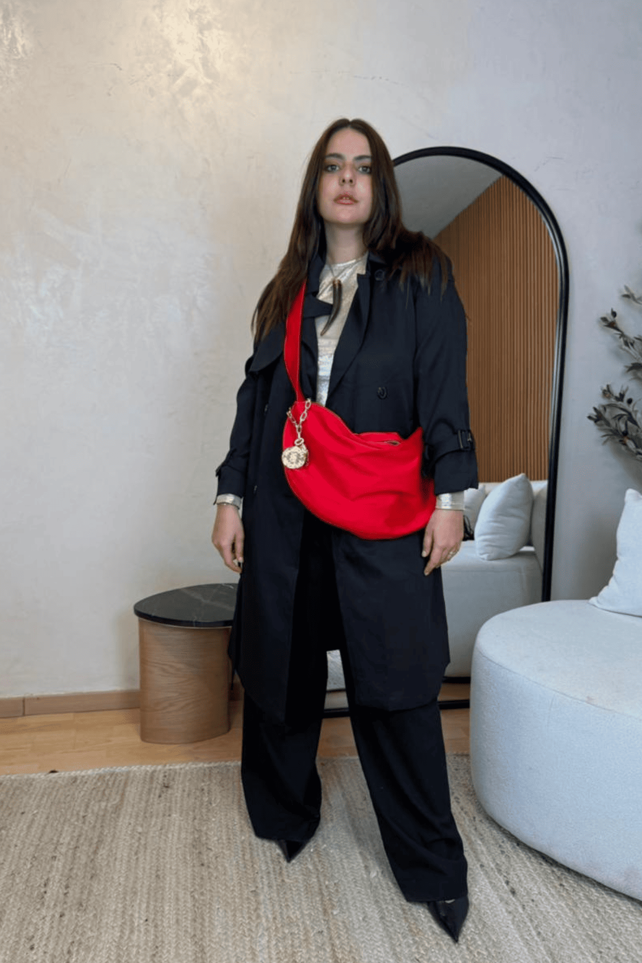 Soft Bag Gabardina - Rojo