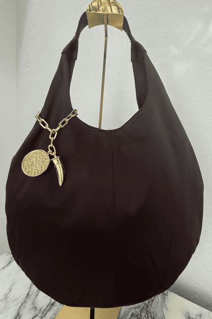 Hobo Bag Gabardina - Moka