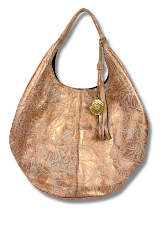 Hobo Bag Exclusiva  - Oro Rosado