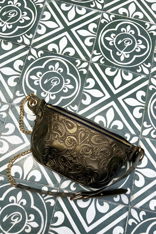 Belt Bag Cincelada - Ocre