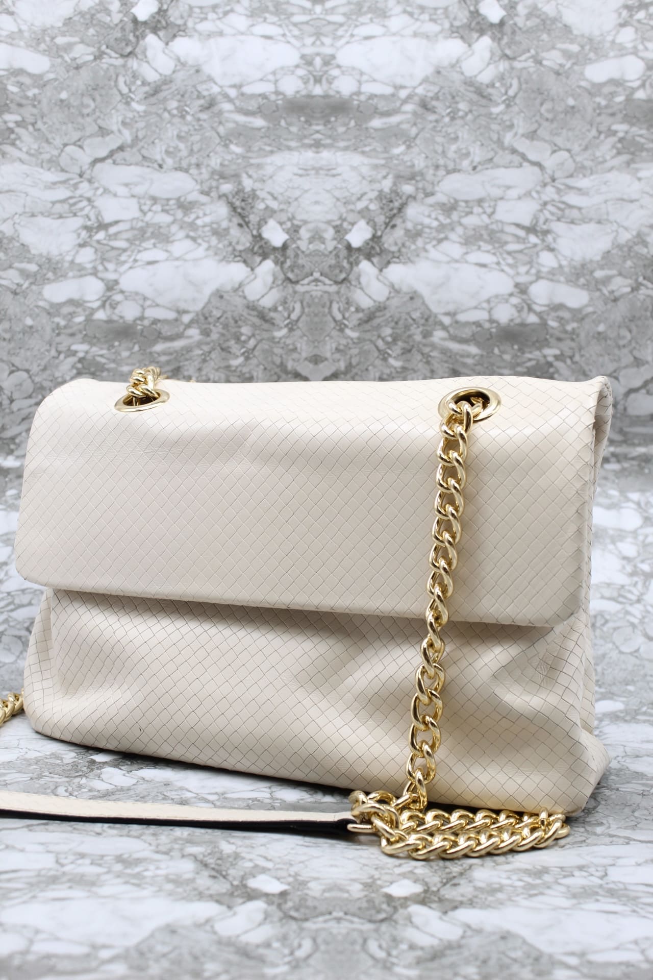 Crossbody Fancy Bag - Beige