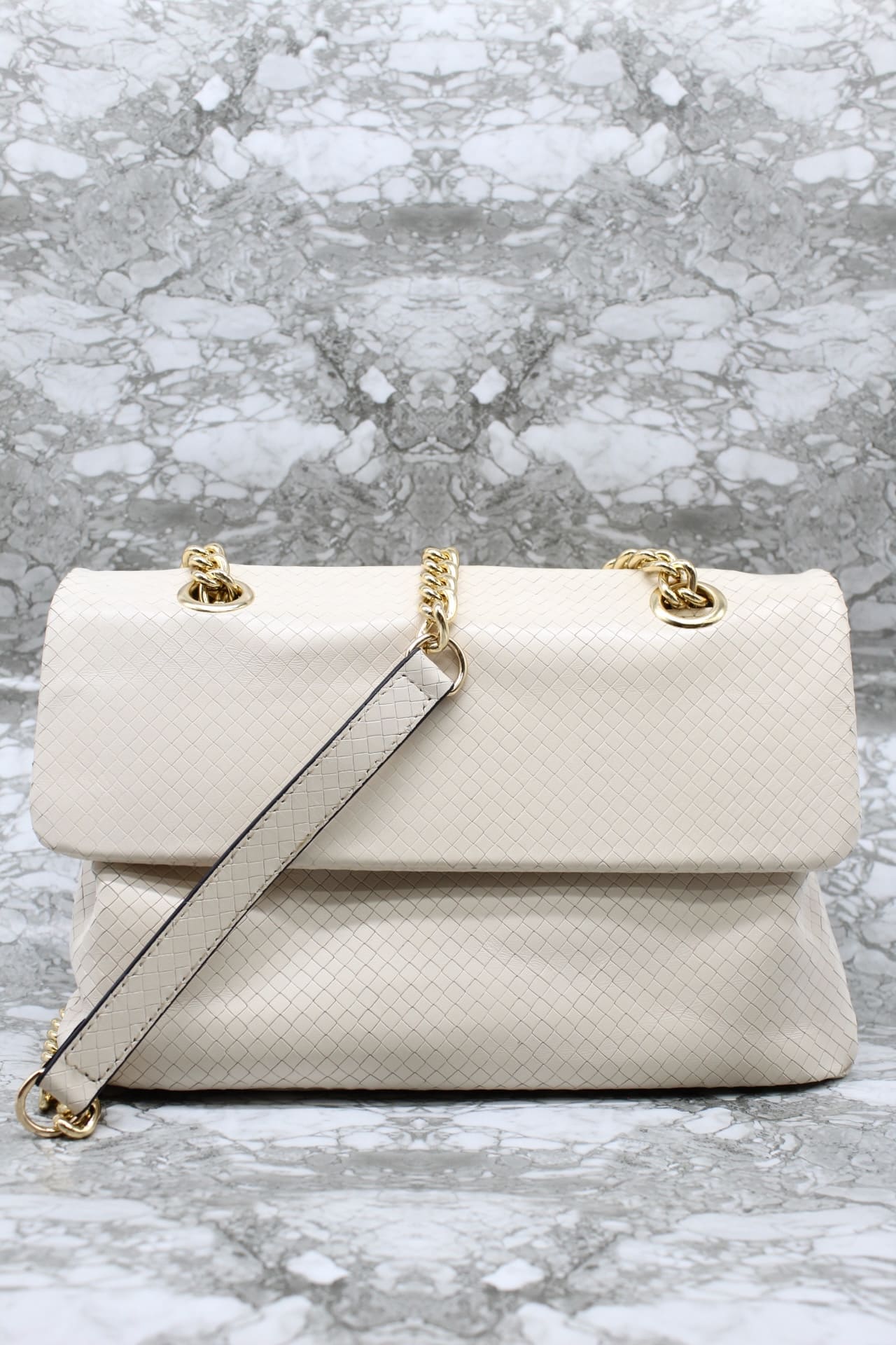 Crossbody Fancy Bag - Beige