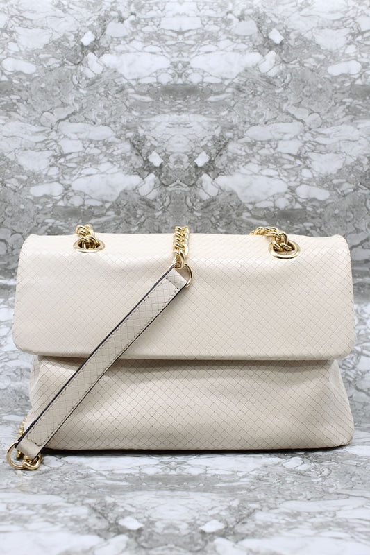 Crossbody Fancy Bag - Beige