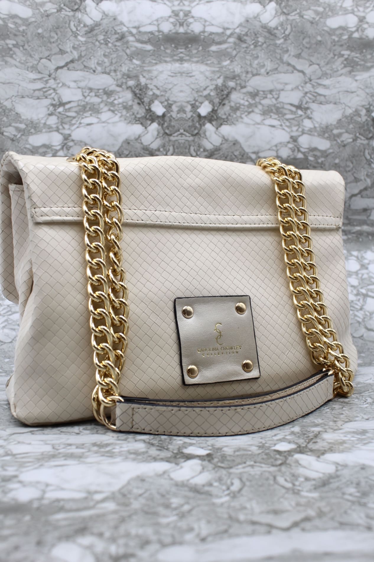 Crossbody Fancy Bag - Beige