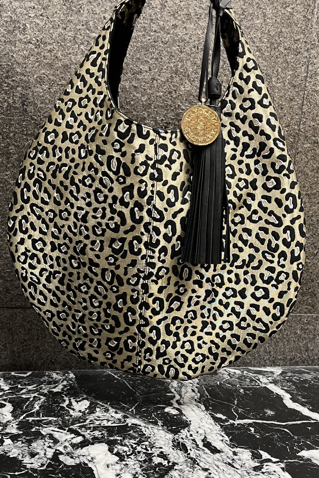 Hobo Bag Tela - Cheeta Oro