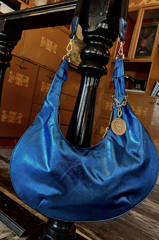 Luna Bag - Azul Metálico