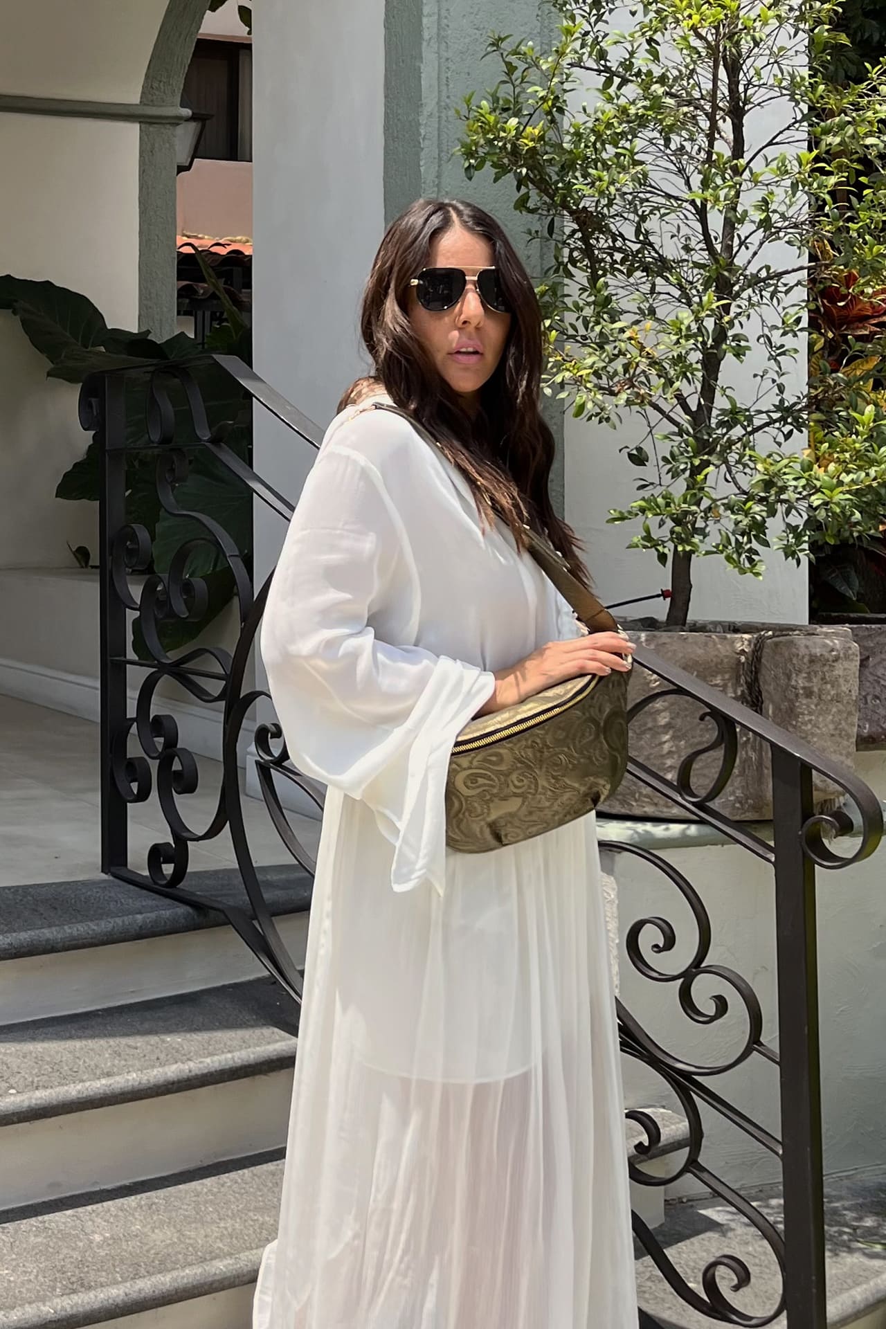 Belt Bag Cincelada - Ocre