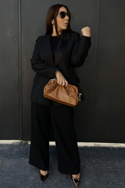 Puffy Clutch - Camel