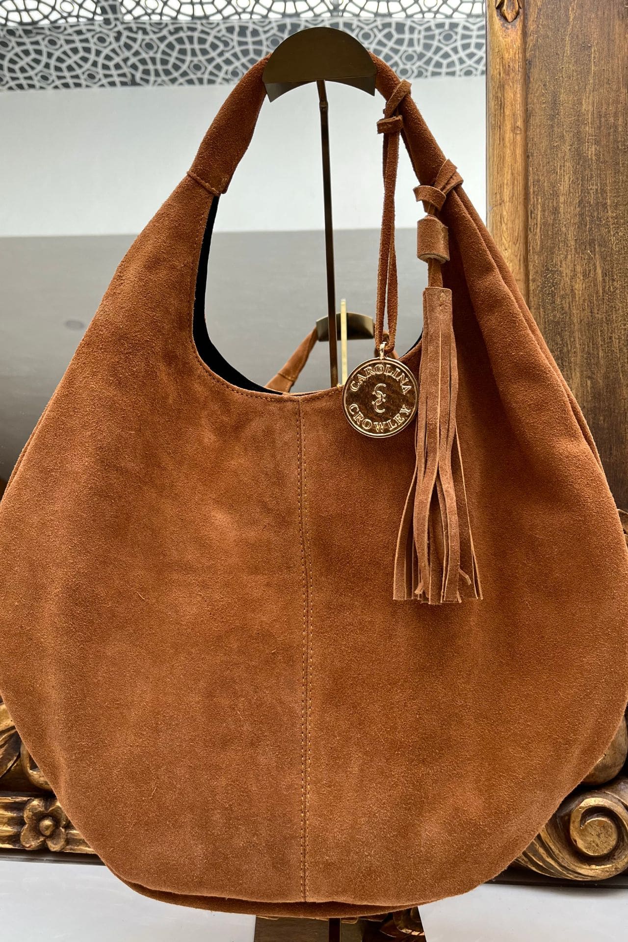 Hobo Bag Gamuza - Camel