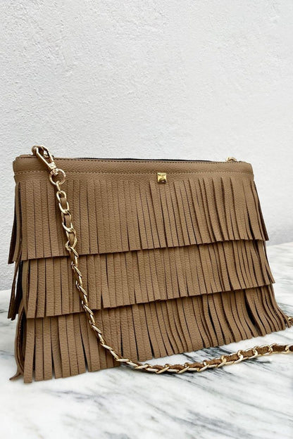 Clutch / Crossbody Ibiza - Mocha Mousse - Carolina Crowley Collection