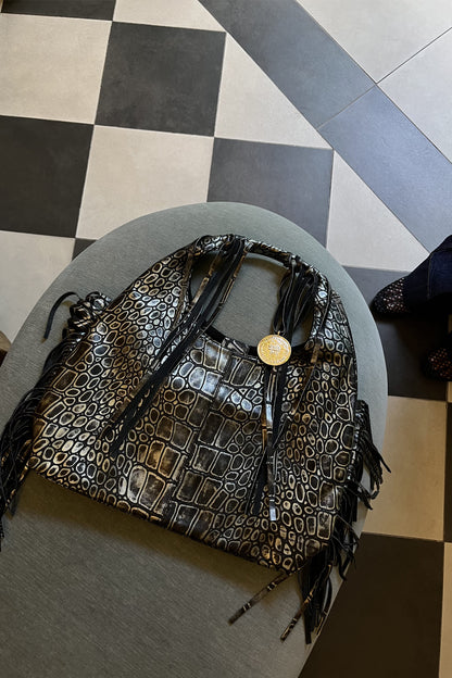 Media Hobo Con Barbas - Inox Croco