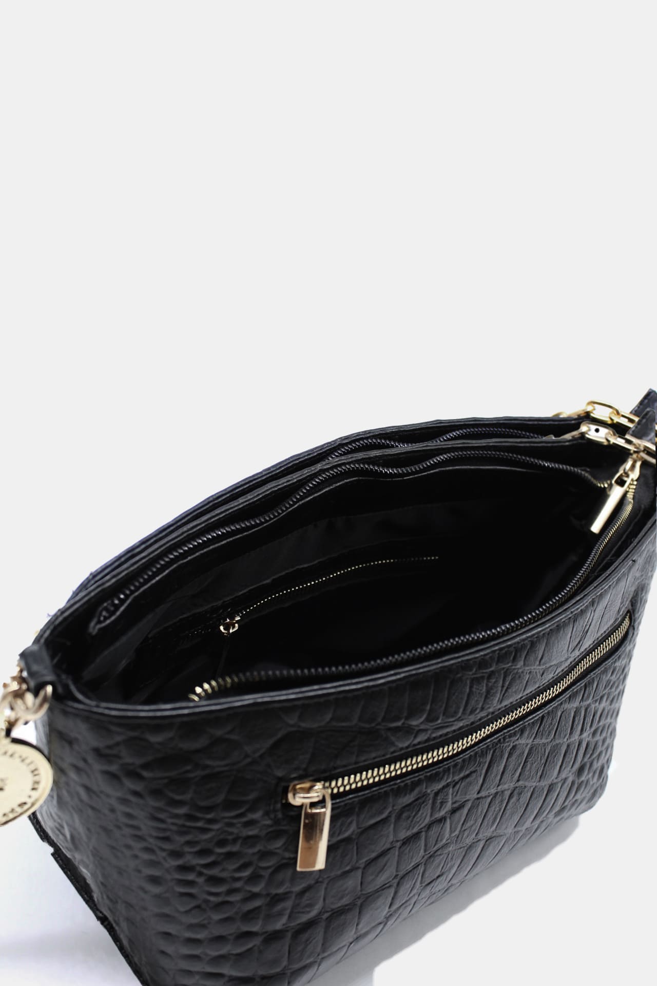 Urban Crossbody - Negro Croco