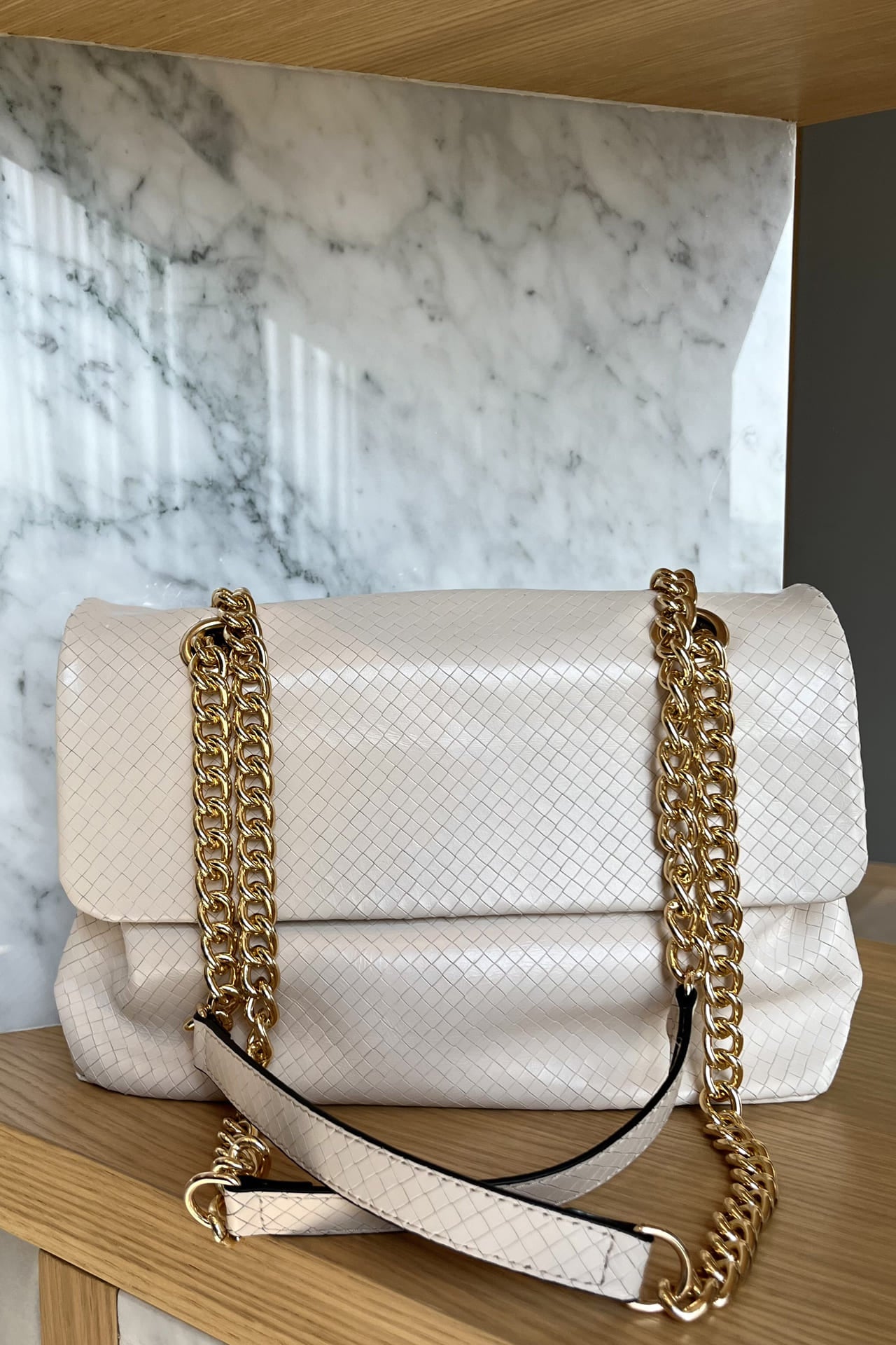 Crossbody Fancy Bag - Beige