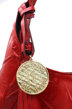 Cargar imagen en el visor de la galería, Hobo Bag Con Barbas - Rojo - Carolina Crowley Collection
