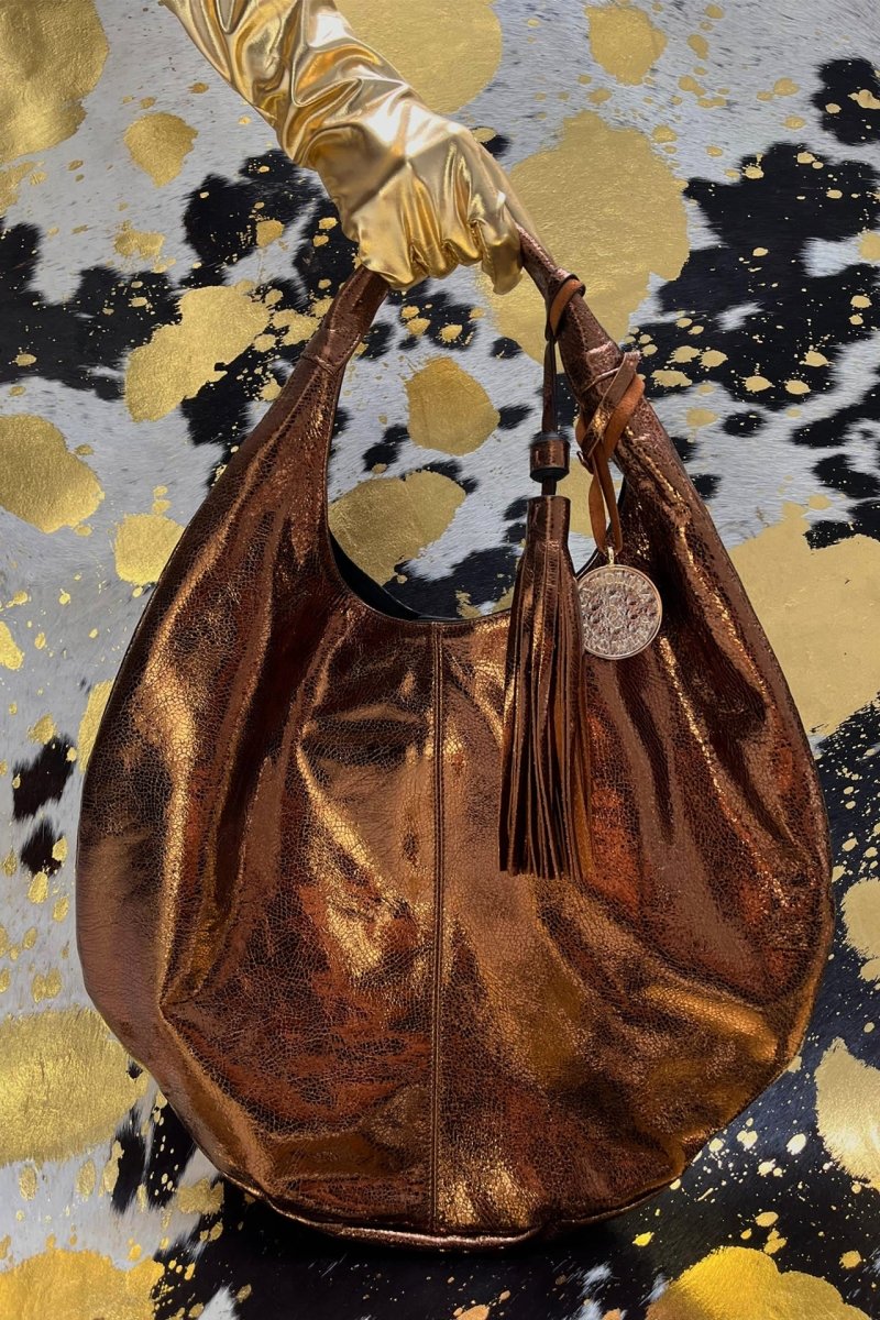 Hobo Bag Exclusiva - Cobre - Carolina Crowley Collection