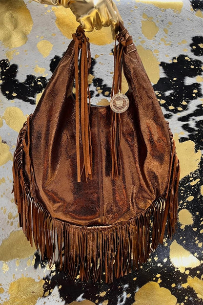 Hobo Bag Exclusiva - Cobre Barbas - Carolina Crowley Collection