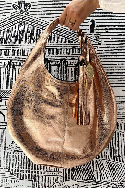 Hobo Bag Exclusiva - Oro Rosado - Carolina Crowley Collection
