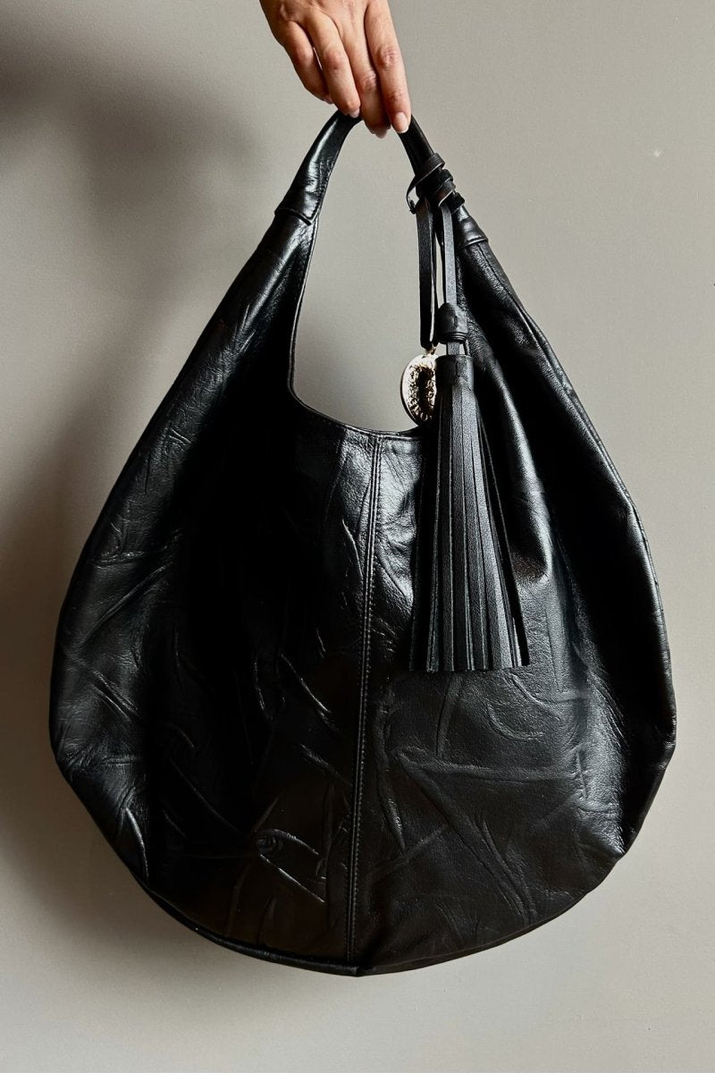 Hobo Bag - Negro - Carolina Crowley Collection