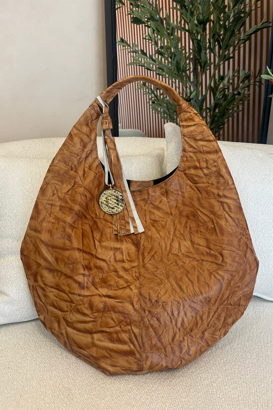 Hobo Bag - Camel Thin