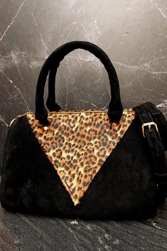 Luxury Bag - Negro / Cheetah 1 - Carolina Crowley Collection