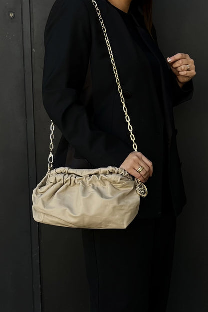 Puffy Clutch - Mocha Mousse