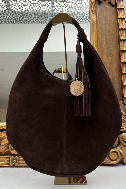 Hobo Bag Gamuza - Moka