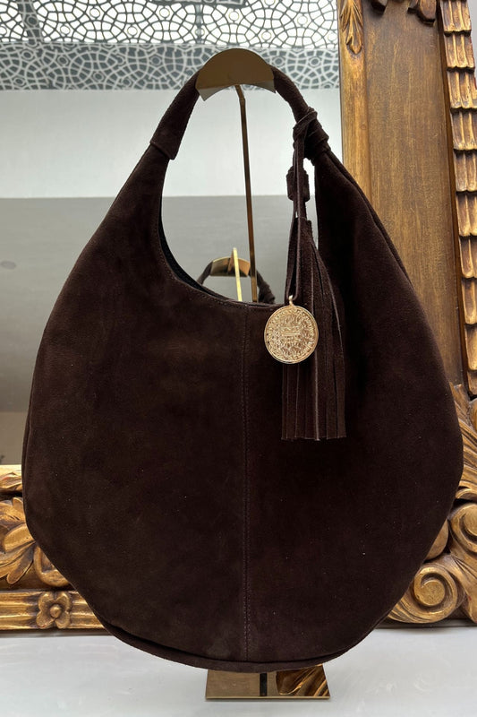 Hobo Bag Gamuza - Moka