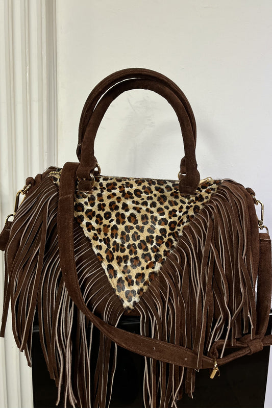 Luxury Bag - Moka/Cheetah Barbas