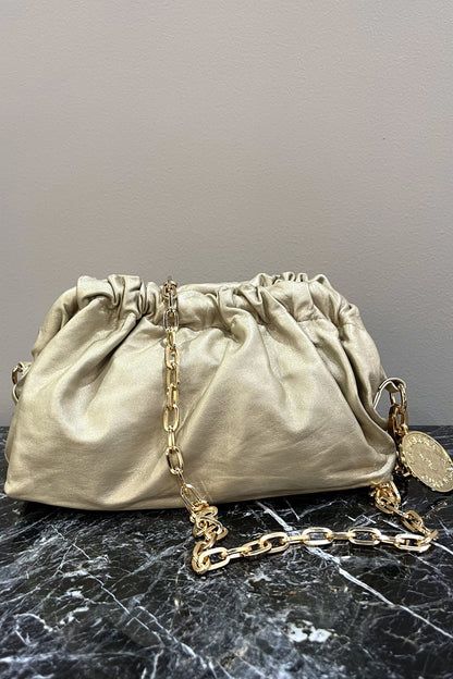 Puffy Clutch - Oro Perla