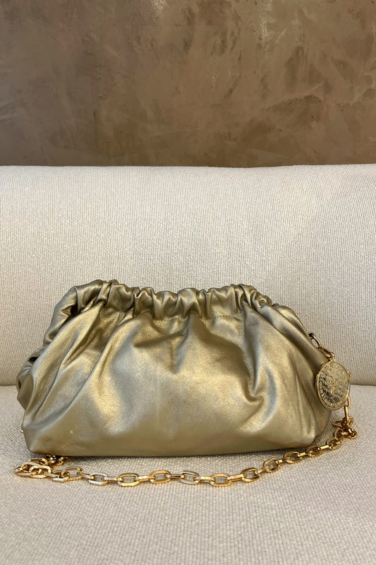 Puffy Clutch - Oro Perla