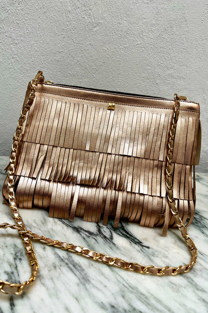 Clutch / Crossbody Ibiza - Oro Rosado