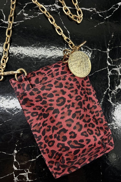 Urban Cellphone - Cheetah Burgundy - Carolina Crowley Collection