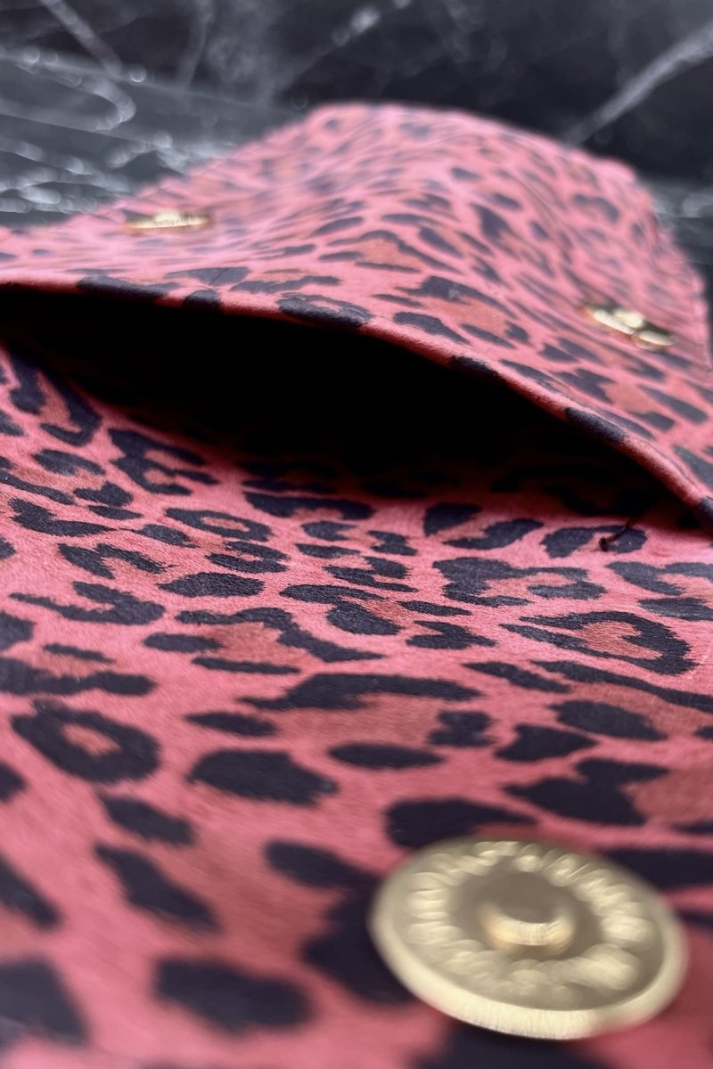 Urban Cellphone - Cheetah Burgundy - Carolina Crowley Collection