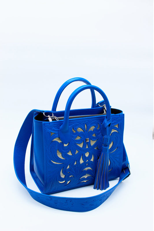 Mini Tote Montecarlo  - Azul